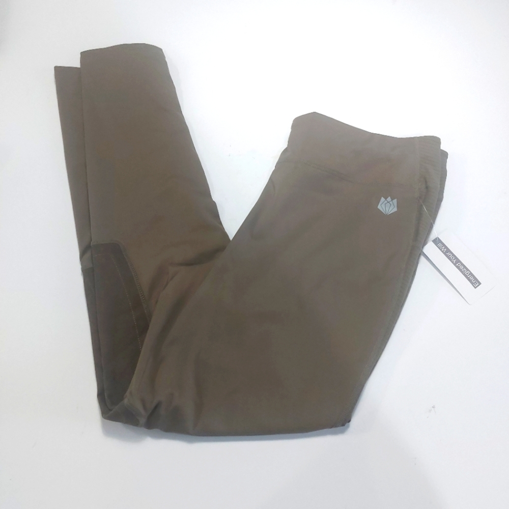 Brown Slim Fit Joggers with Logo Detail NWT